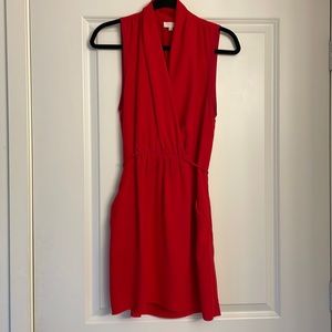 Red dress with pockets!